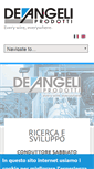Mobile Screenshot of deangeliprodotti.com